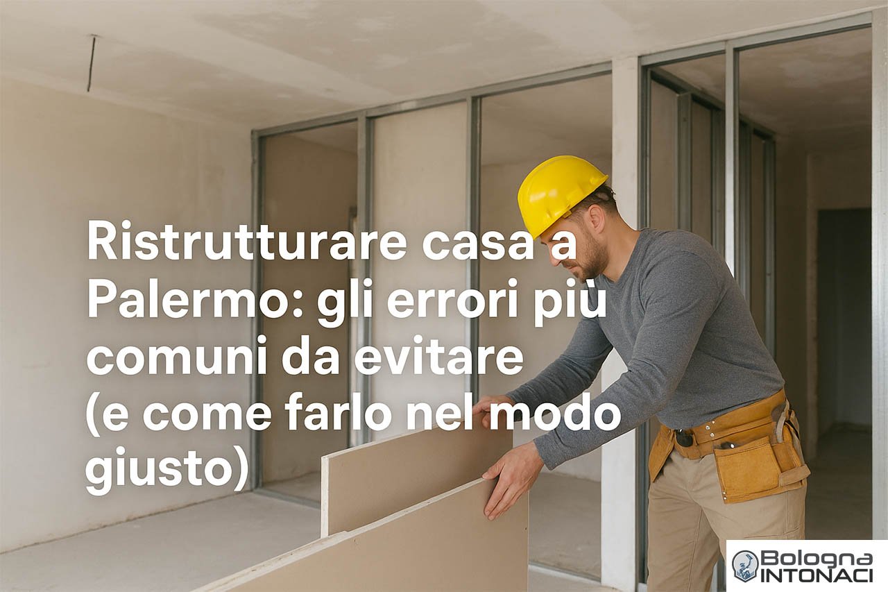 Ristrutturare casa a Palermo- gli errori più comuni da evitare – Bologna Intonaci